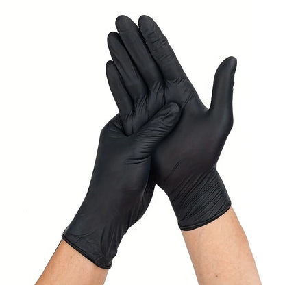  NitDisposablerile Gloves - 50/100 Pack, Durable Non-Slip Gloves for Household Cleaning and Gardening Tasks